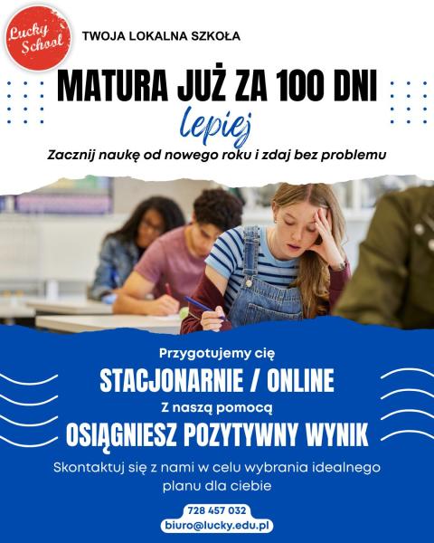 Matura już za 100 dni!