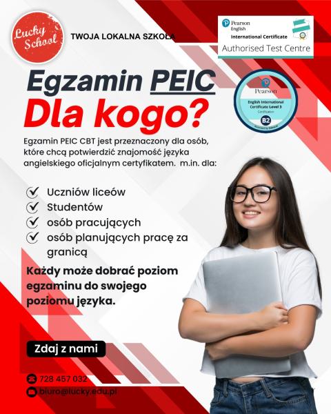 Dla kogo jest egzamin PEIC CBT?